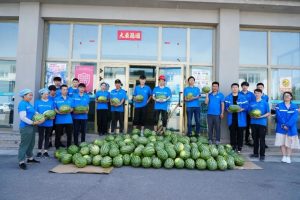 中通快遞百色田陽網點 開展夏日送清涼活動-物流之家