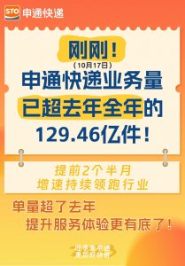 申通“預(yù)售極速達(dá)”單量超100萬-物流之家
