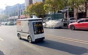 韻達(dá)推出合肥市首批無(wú)人駕駛快遞車-物流之家