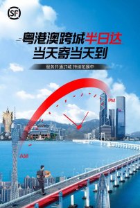 順豐“粵港澳跨城半日達”服務正式上線-物流之家