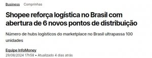 Shopee 擬于巴西新設立六個物流中心-物流之家