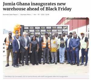 非洲電商Jumia在加納開設新的綜合倉庫及物流網絡設施-物流之家