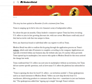TEMU向所有美國賣家開放-物流之家