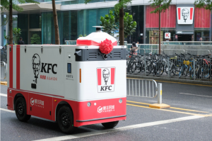 順豐同城攜手肯德基首次推出無人車配送服務-物流之家